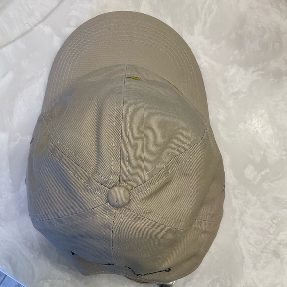 Hat / Cap, NWOT, Tan with Green Wings, Adjustable Size, one of two - Picture 6 of 8